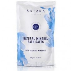 Натуральная соль Мертвого моря Сатара, Satara Dead Sea Natural Mineral Bath Salts 500 g
